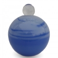 Mini Glazen Urn Dahlia blauw I wit DB1404