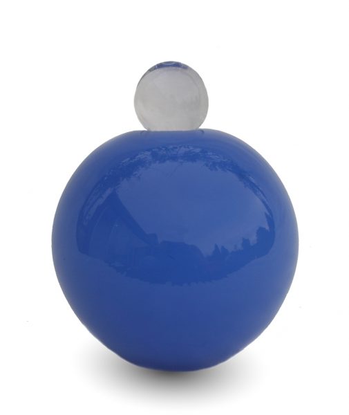 Mini Glazen Urn – Dahlia blauw DB1409